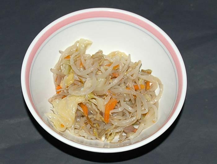 家庭料理の定番 野菜炒め ﾚｼﾋﾟ 藤沢市立大道小学校