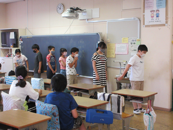 ５年生 学級活動 藤沢市立石川小学校